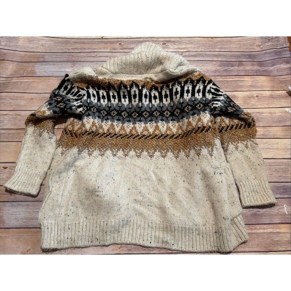 ANTHROPOLOGIE Small PATTERNED CARDIGAN Sweater - Picture 12 of 12